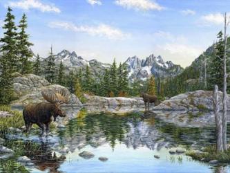 Moose Painting 2 | Obraz na stenu