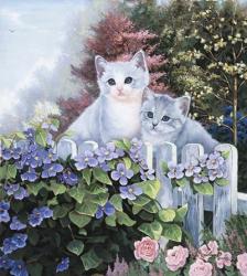 Kittens In The Master's Garden | Obraz na stenu