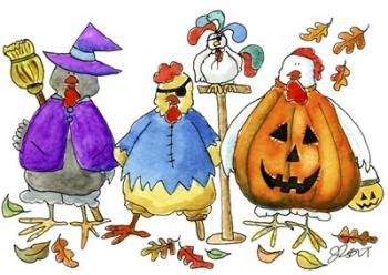 Halloween Hens | Obraz na stenu