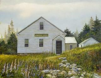Lupines At The School | Obraz na stenu