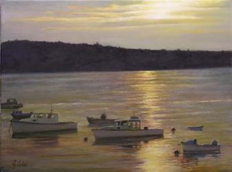 Harbor Sunset | Obraz na stenu