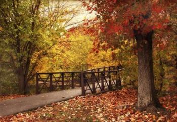 Autumn Footbridge | Obraz na stenu