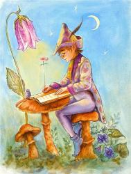 Elf Scribe | Obraz na stenu
