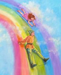 Sliding Down The Rainbow | Obraz na stenu