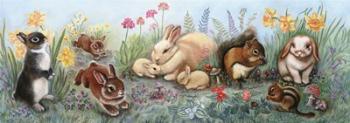 Little Animals Border | Obraz na stenu