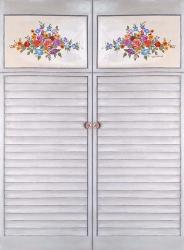 Flower Shutters | Obraz na stenu