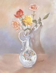 Vase Of Roses | Obraz na stenu