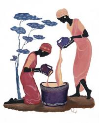 Two Women Pouring | Obraz na stenu