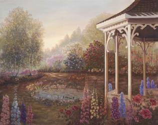 Gazebo With Foxgloves | Obraz na stenu