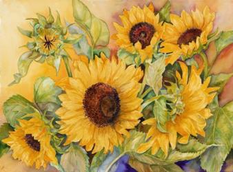 A Cutting of Sunflowers | Obraz na stenu