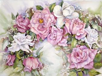 Arch Of Pink & White Roses | Obraz na stenu