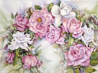Arch Of Pink & White Roses | Obraz na stenu