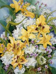 Wild Flowers And Daylilies | Obraz na stenu