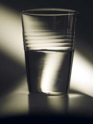 Optimism Half Full Glass | Obraz na stenu