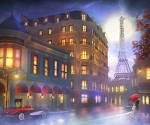 Mightnight In Paris | Obraz na stenu