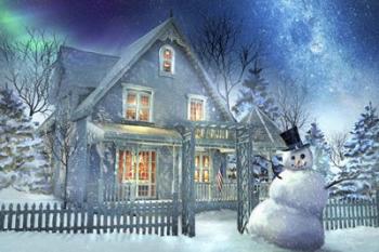 A Happy Snowman | Obraz na stenu