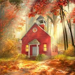 Little Red Schoolhouse | Obraz na stenu