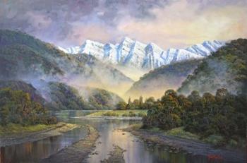 Rising Mists   Lewis Pass copy | Obraz na stenu