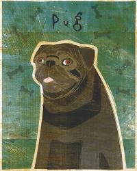 Pug (black) | Obraz na stenu