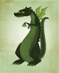 Green Dragon | Obraz na stenu