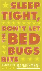 Sleep Tight, Don't Let the Bed Bugs Bite (green & orange) | Obraz na stenu
