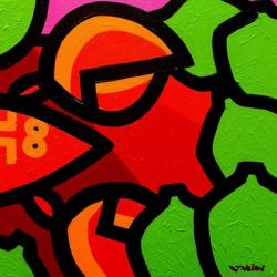 Lobster And Seven Limes | Obraz na stenu