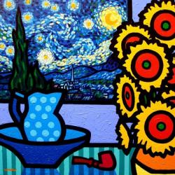 Still Life With Starry Night | Obraz na stenu