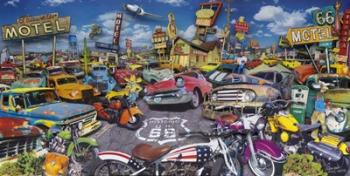 Bikes & Cars | Obraz na stenu