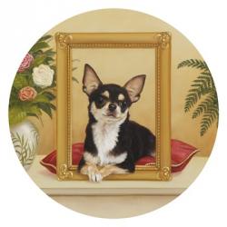 Chihuahua Mona Lisa | Obraz na stenu