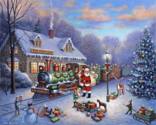 Loading the Elf Express for Christmas | Obraz na stenu