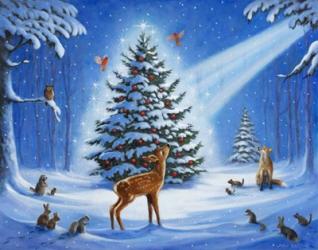 Woodland Christmas | Obraz na stenu