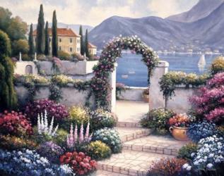Mediterranean Scene A | Obraz na stenu