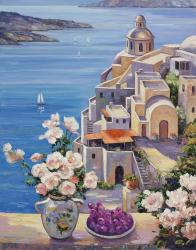 Mediterranian Roses | Obraz na stenu