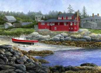Red House, Red Boat | Obraz na stenu