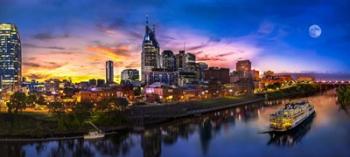 Moon Over Nashville | Obraz na stenu