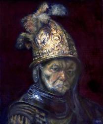 Rembrandt with Blue | Obraz na stenu