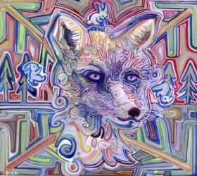 Fox and Rabbits | Obraz na stenu