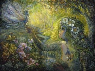 Dryad And The Dragonfly | Obraz na stenu