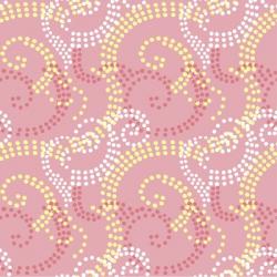 Pretty & Pink-Swirl dot coordinate | Obraz na stenu