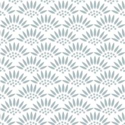 Geo Petal White-Blue | Obraz na stenu