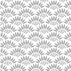 Geo Petal White-Grey | Obraz na stenu