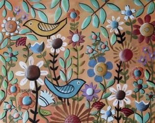 Birds And Flowers 1 | Obraz na stenu