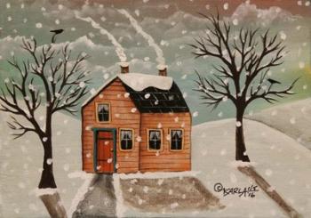 Winter House | Obraz na stenu