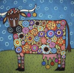 Blooming Cow | Obraz na stenu