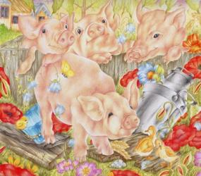 Piggy In The Middle | Obraz na stenu