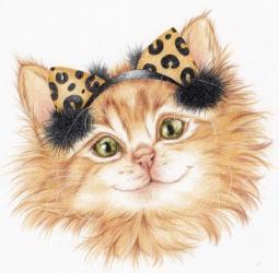 Ear Muff Kitten | Obraz na stenu