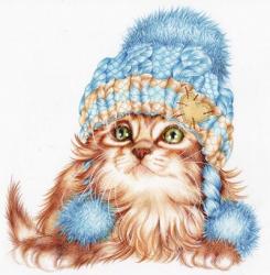 Winter Kitten | Obraz na stenu