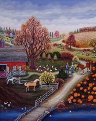 Autumn Farm | Obraz na stenu