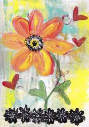 Orange Flower | Obraz na stenu
