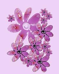 Pink Flower Power | Obraz na stenu